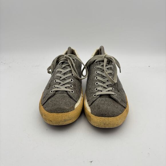 Golden Goose Wool Star Low Distressed Sneakers Shoes Men's Size 42 US 9 - Picture 2 of 10